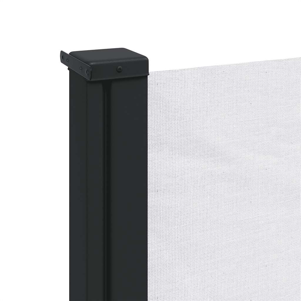 sammenrullelig sidemarkise 100x300 cm hvid