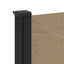 sammenrullelig sidemarkise 100x300 cm gråbrun