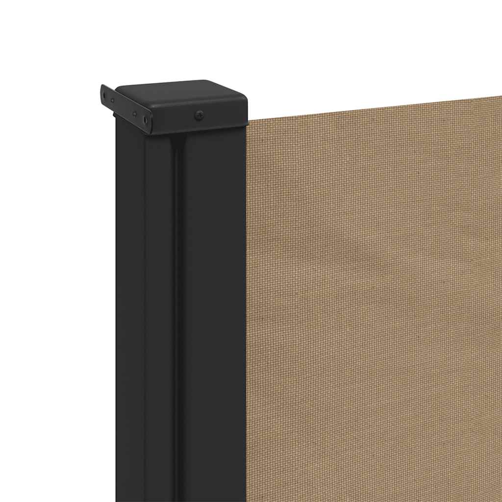 sammenrullelig sidemarkise 100x300 cm gråbrun