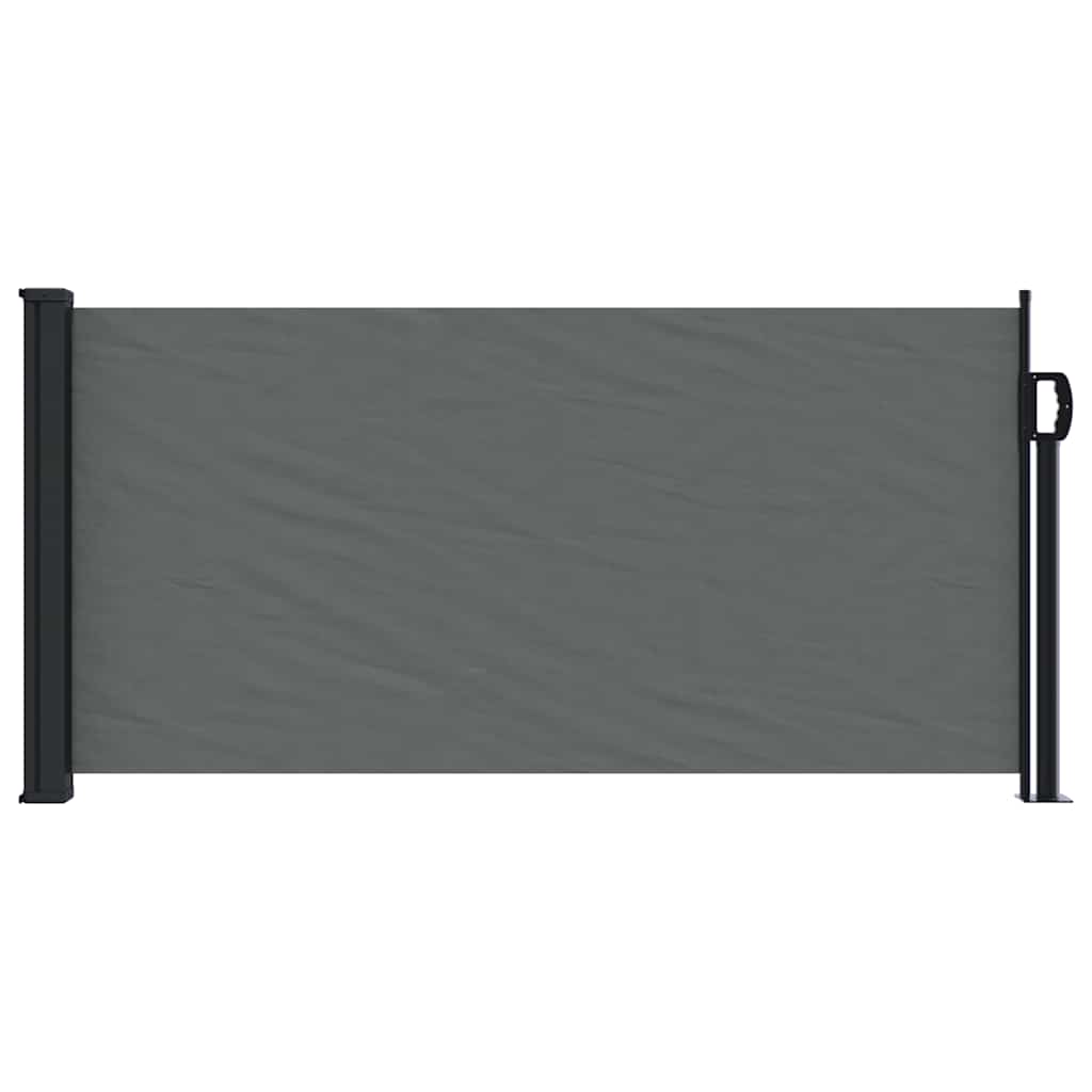 udtrækkelig sidemarkise antracit 100x300 cm