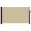 sidemarkise 117x300 cm sammenrullelig beige