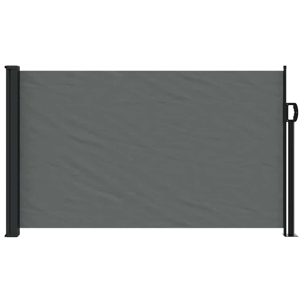 udtrækkelig sidemarkise antracit 117x300 cm