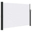 sammenrullelig sidemarkise 140x300 cm hvid