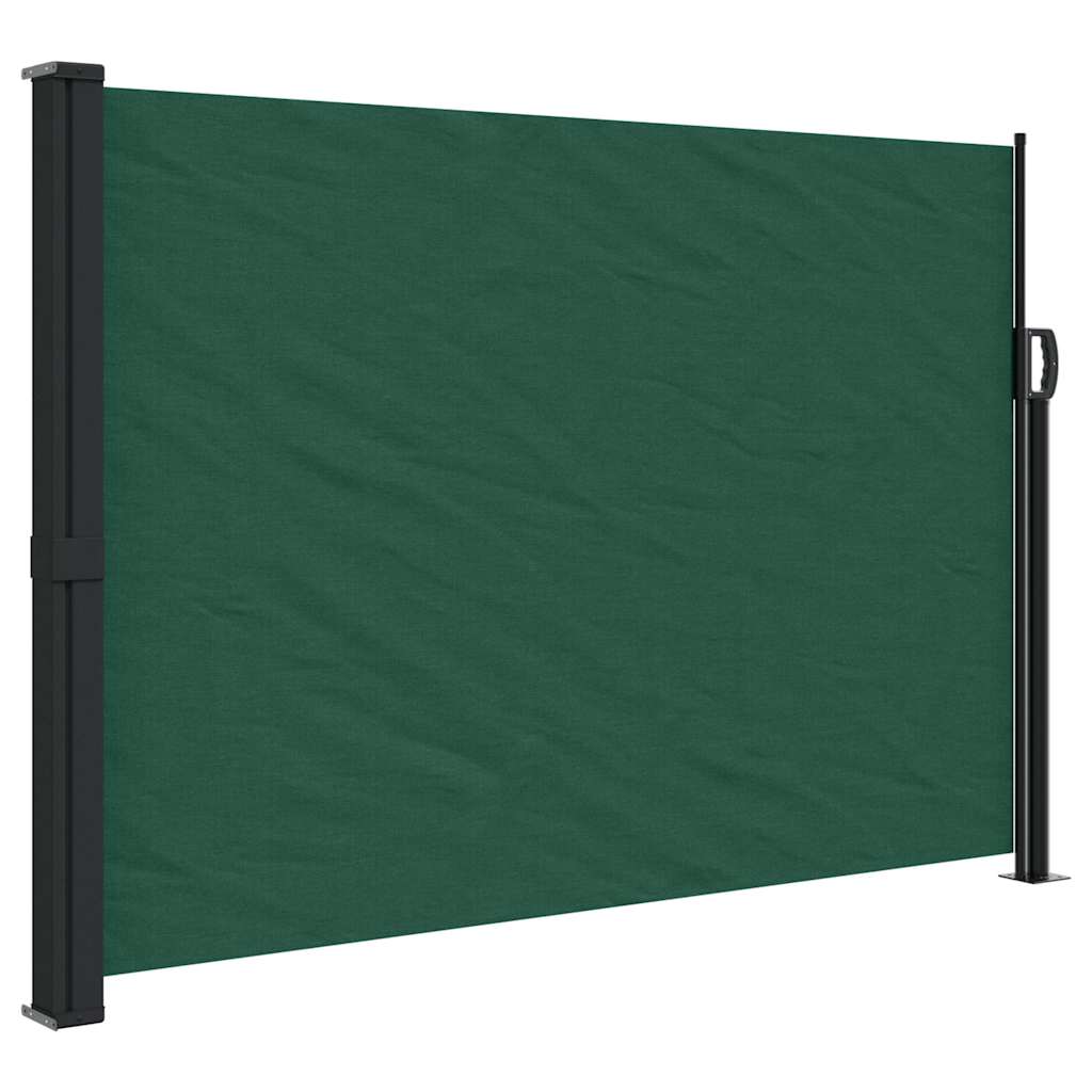 sammenrullelig sidemarkise 140x300 cm mørkegrøn
