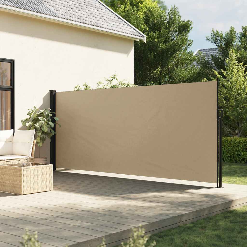 sammenrullelig sidemarkise 180x300 cm beige