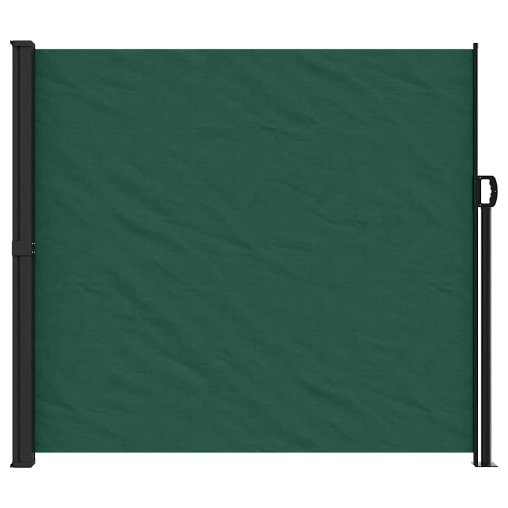 sammenrullelig sidemarkise 180x300 cm mørkegrøn