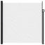 sammenrullelig sidemarkise 200x300 cm hvid