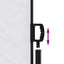 sammenrullelig sidemarkise 200x300 cm hvid