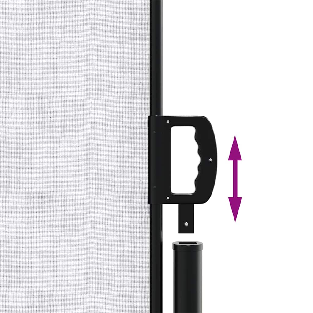 sammenrullelig sidemarkise 200x300 cm hvid