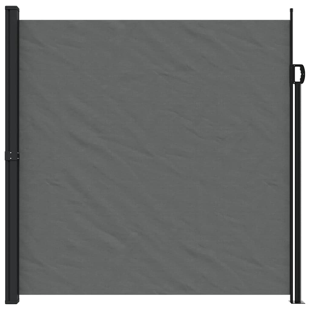 udtrækkelig sidemarkise antracit 200x300 cm