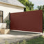 sidemarkise 220x300 cm sammenrullelig brun