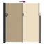 sammenrullelig sidemarkise 220x300 cm beige
