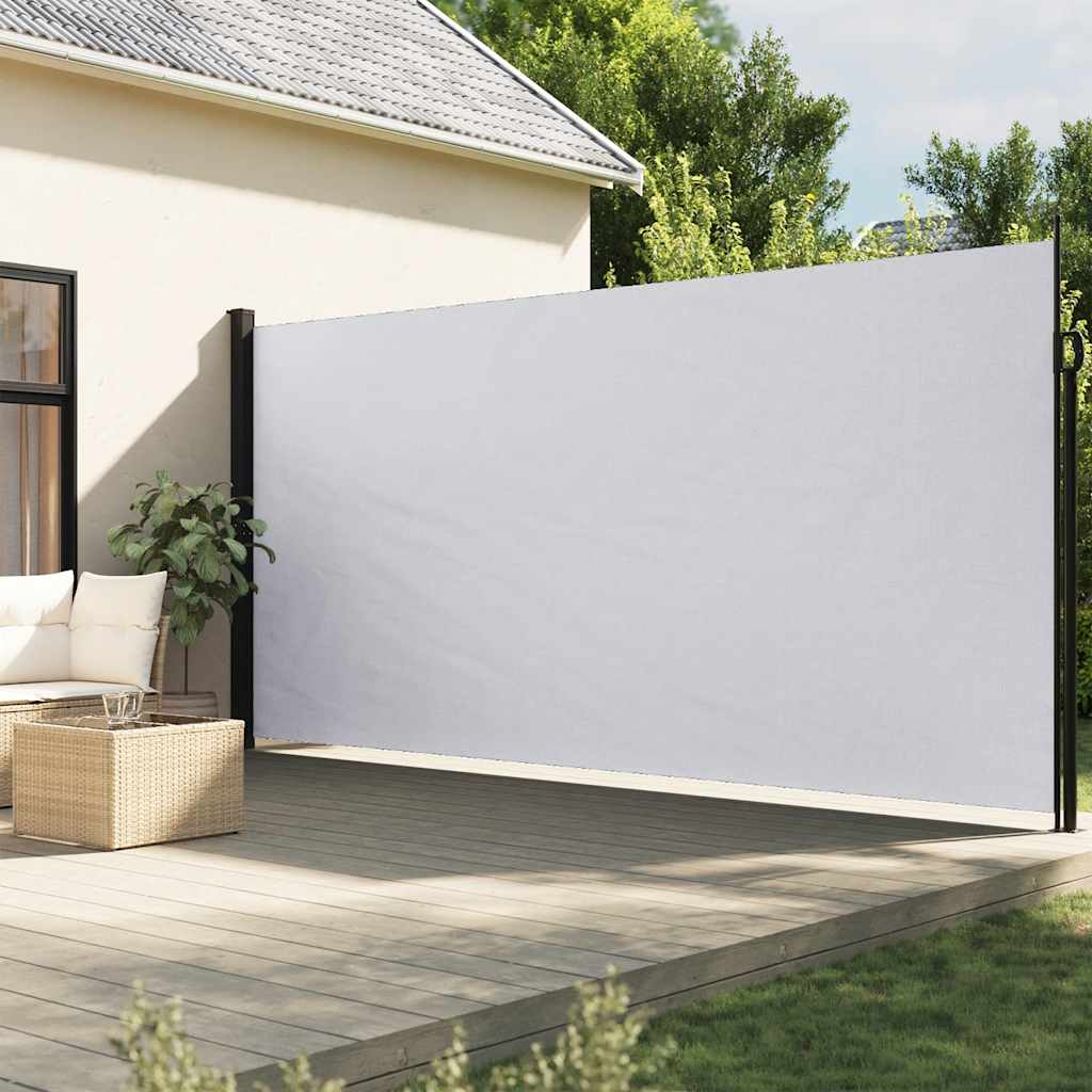 sammenrullelig sidemarkise 220x300 cm hvid