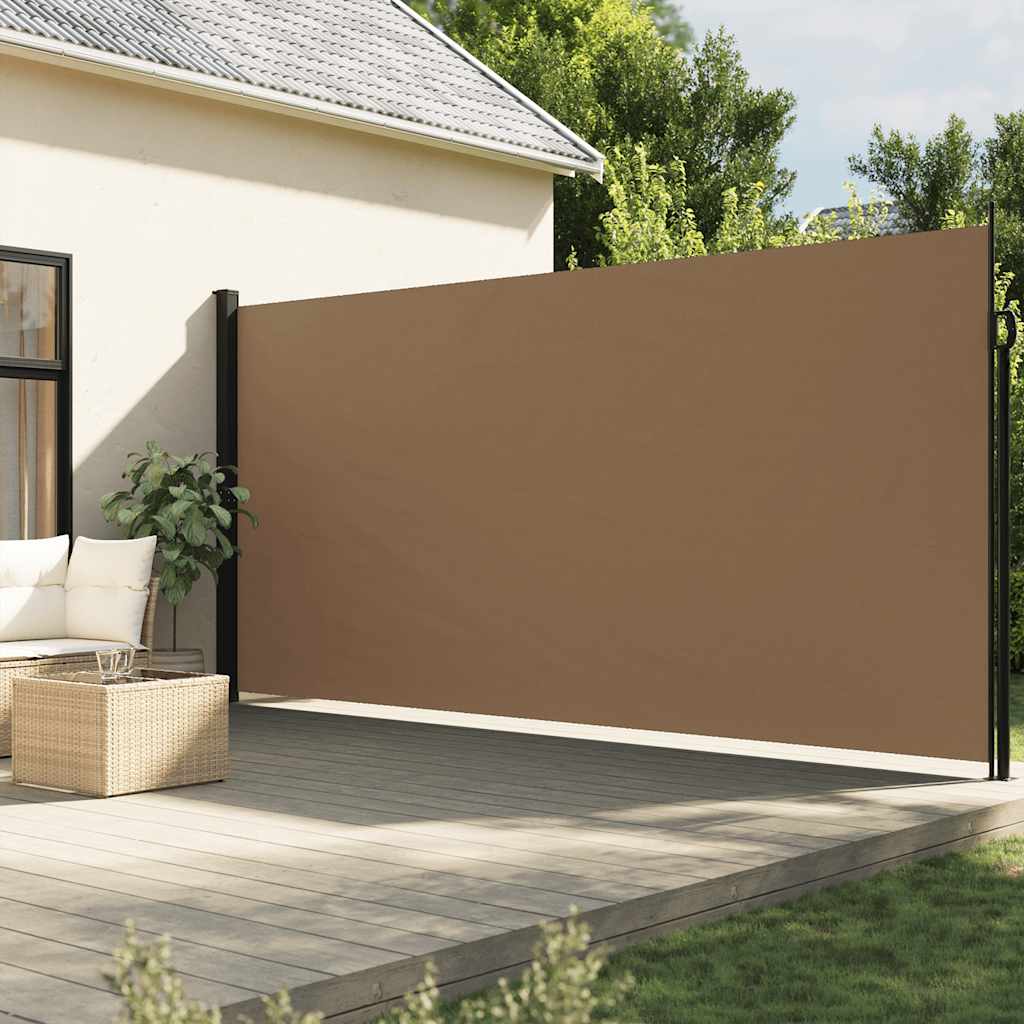 sammenrullelig sidemarkise 220x300 cm gråbrun