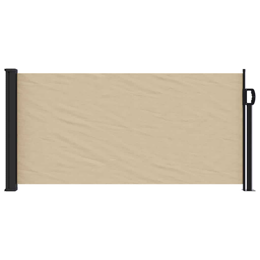 sammenrullelig sidemarkise 100x500 cm beige