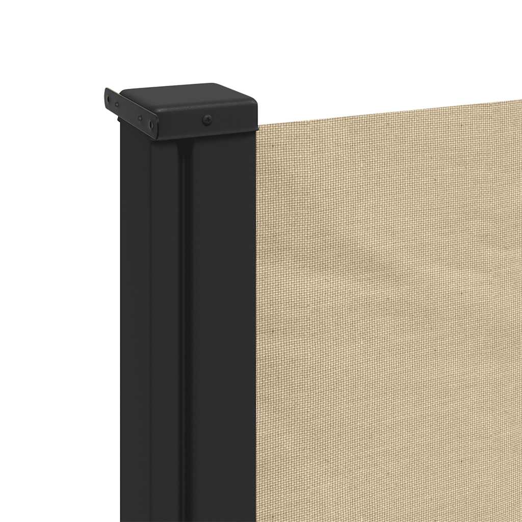 sammenrullelig sidemarkise 100x500 cm beige