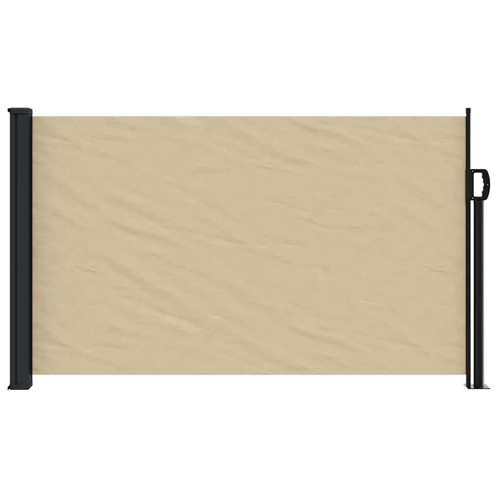 sammenrullelig sidemarkise 120x500 cm beige