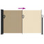 sammenrullelig sidemarkise 120x500 cm beige