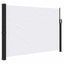 sammenrullelig sidemarkise 140x500 cm hvid