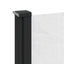 sammenrullelig sidemarkise 140x500 cm hvid