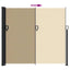 sammenrullelig sidemarkise 180x500 cm beige