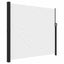 sammenrullelig sidemarkise 180x500 cm hvid