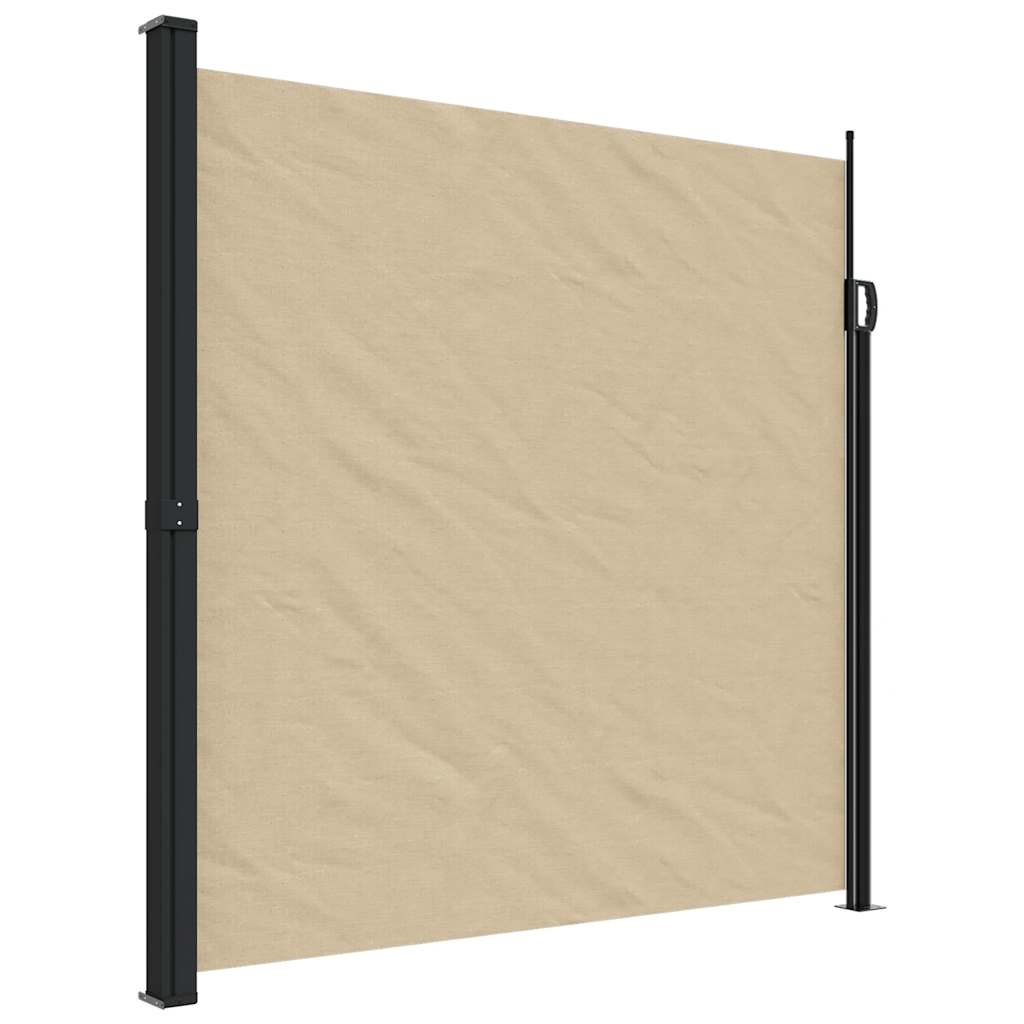 sammenrullelig sidemarkise 200x500 cm beige