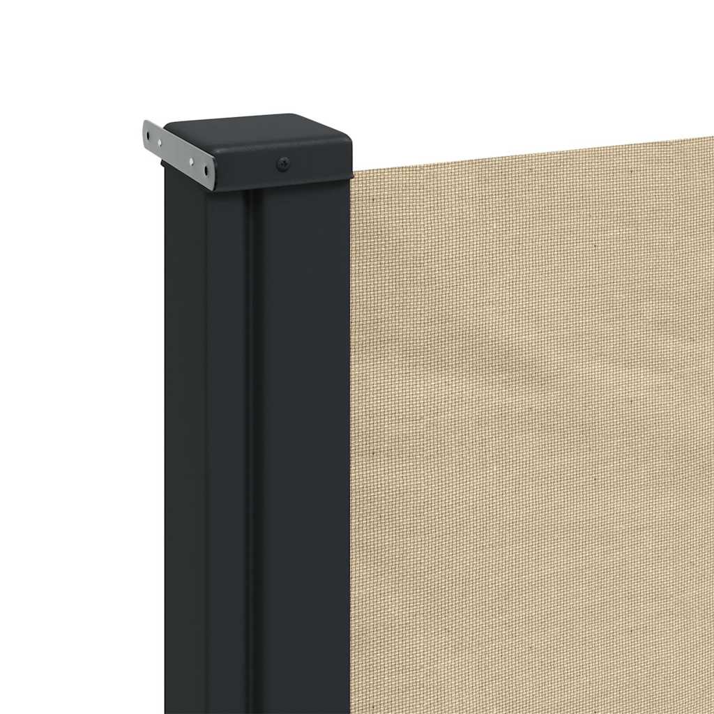 sammenrullelig sidemarkise 200x500 cm beige