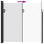 sammenrullelig sidemarkise 200x500 cm hvid