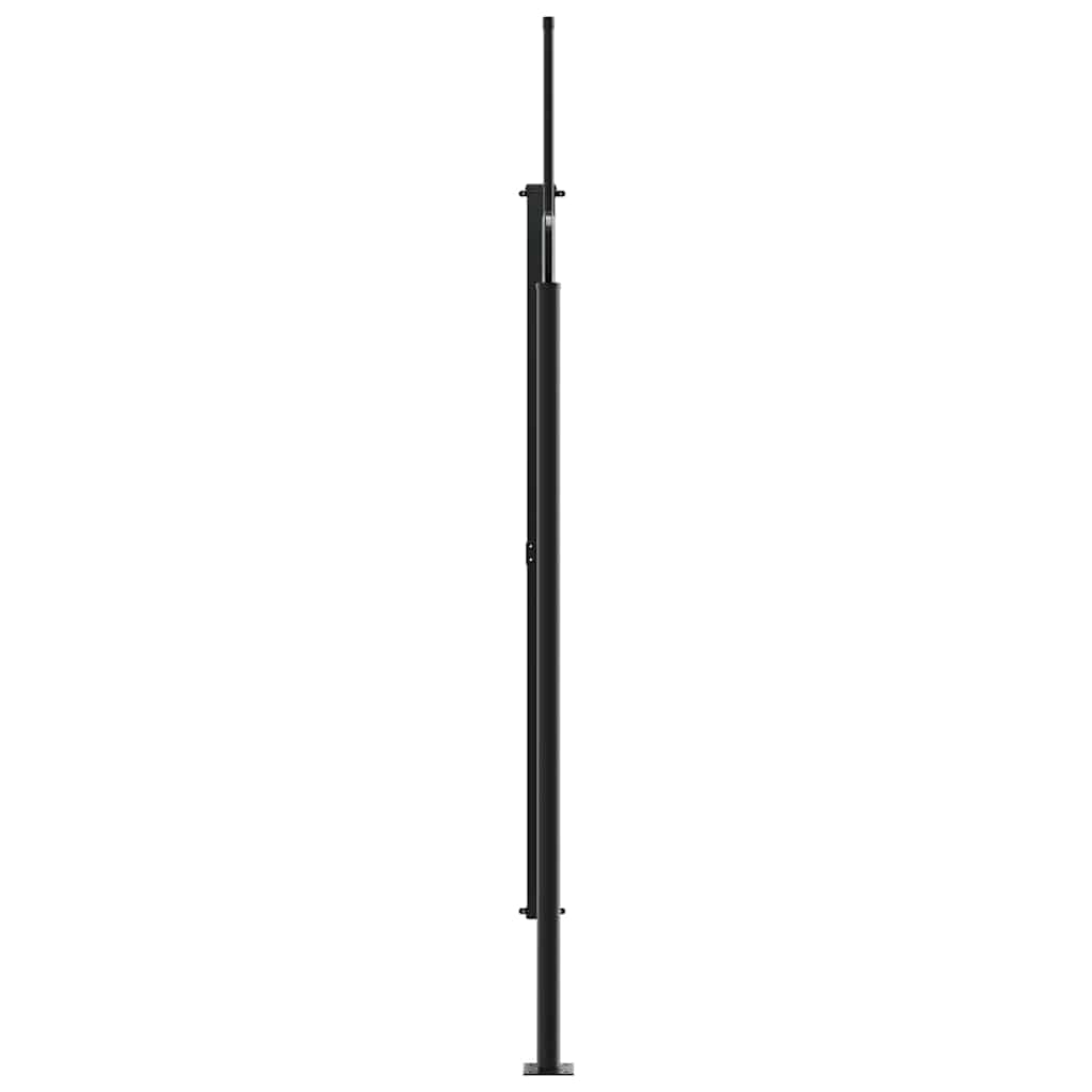 sammenrullelig sidemarkise 200x500 cm gråbrun