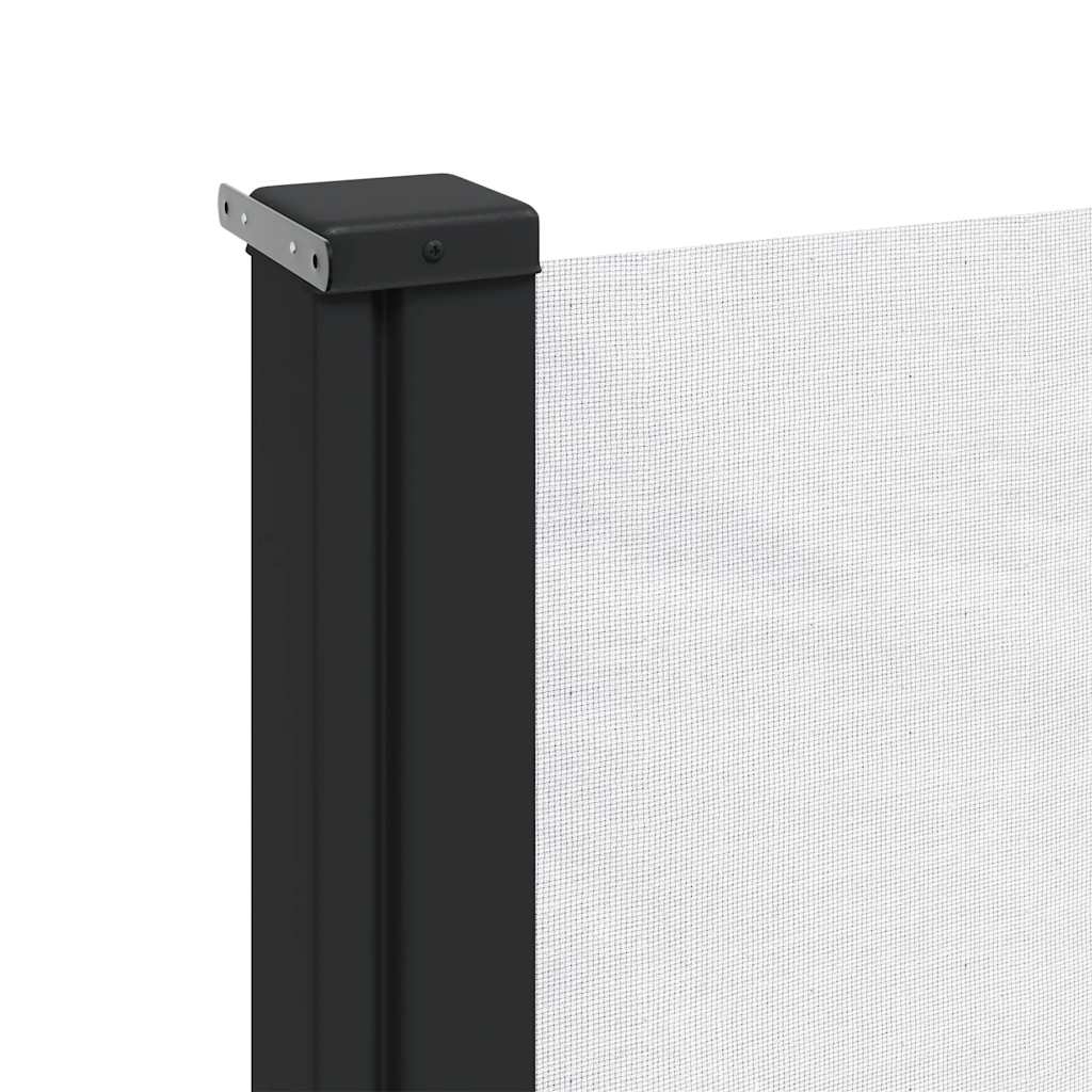 sammenrullelig sidemarkise 220x500 cm hvid