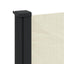 sammenrullelig sidemarkise 120 x 600 cm cremefarvet
