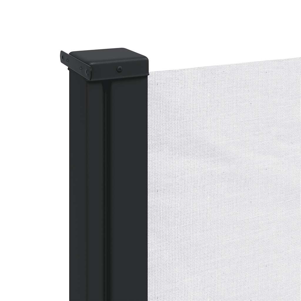 sammenrullelig sidemarkise 120 x 600 cm hvid