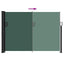 sammenrullelig sidemarkise 140x600 cm mørkegrøn