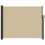 sammenrullelig sidemarkise 160 x 600 cm beige