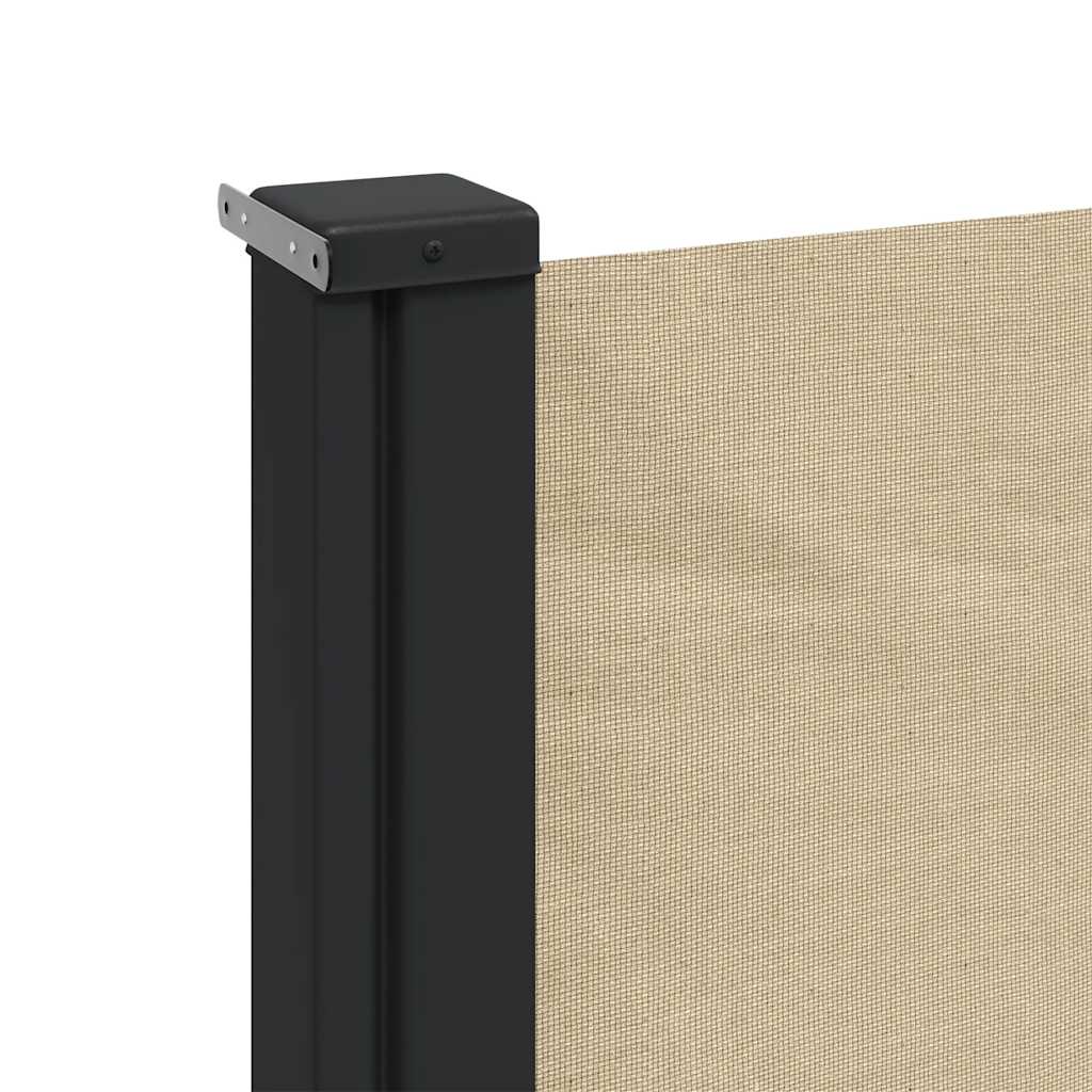 sammenrullelig sidemarkise 160 x 600 cm beige