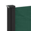 sammenrullelig sidemarkise 160x600 cm mørkegrøn
