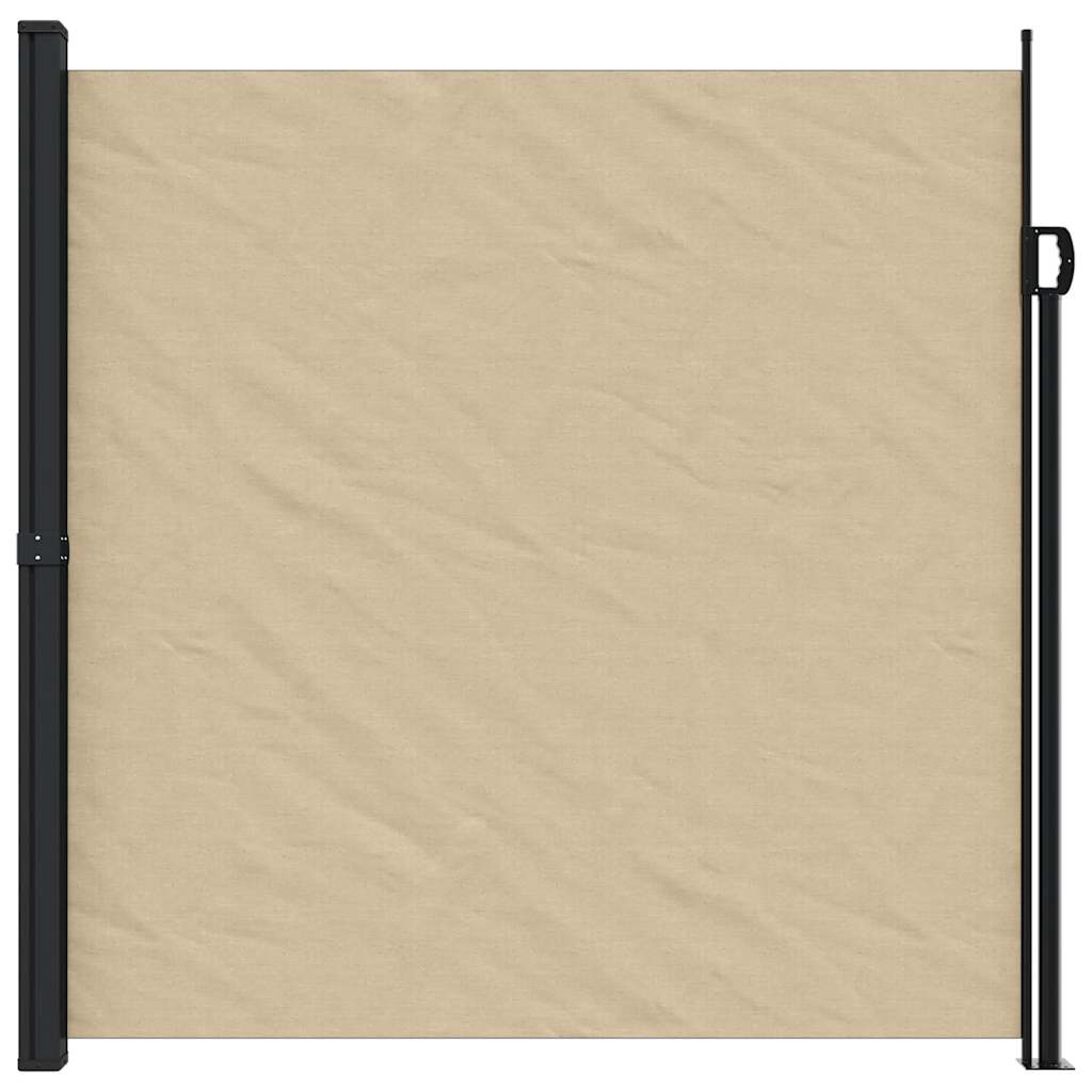 sammenrullelig sidemarkise 200x600 cm beige