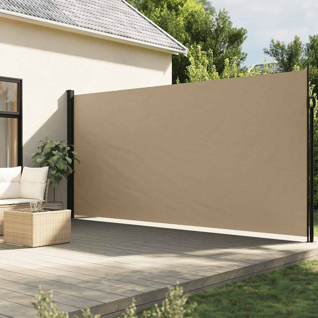 sammenrullelig sidemarkise 200x600 cm beige