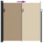sammenrullelig sidemarkise 200x600 cm gråbrun