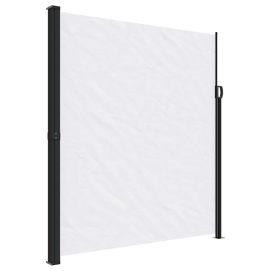 sammenrullelig sidemarkise 220x600 cm hvid