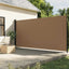 sammenrullelig sidemarkise 220x600 cm gråbrun