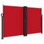 sammenrullelig sidemarkise 140x600 cm rød
