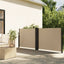 sammenrullelig sidemarkise 140x600 cm beige