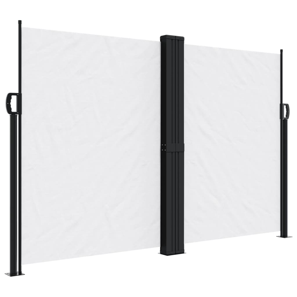 sammenrullelig sidemarkise 160 x 600 cm hvid