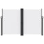sammenrullelig sidemarkise 160 x 600 cm hvid