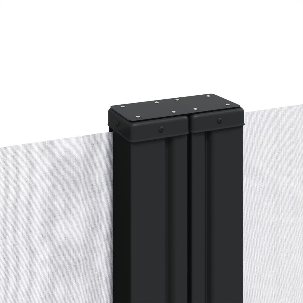 sammenrullelig sidemarkise 160 x 600 cm hvid