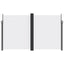 sammenrullelig sidemarkise 200x600 cm hvid