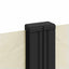 sammenrullelig sidemarkise 100 x 1000 cm cremefarvet