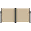sammenrullelig sidemarkise 120x1000 cm beige